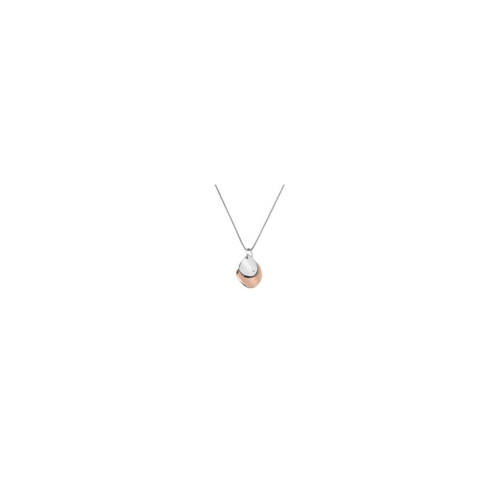 Sterling Silver Breeze Diamond Set Pendant & Chain DP673