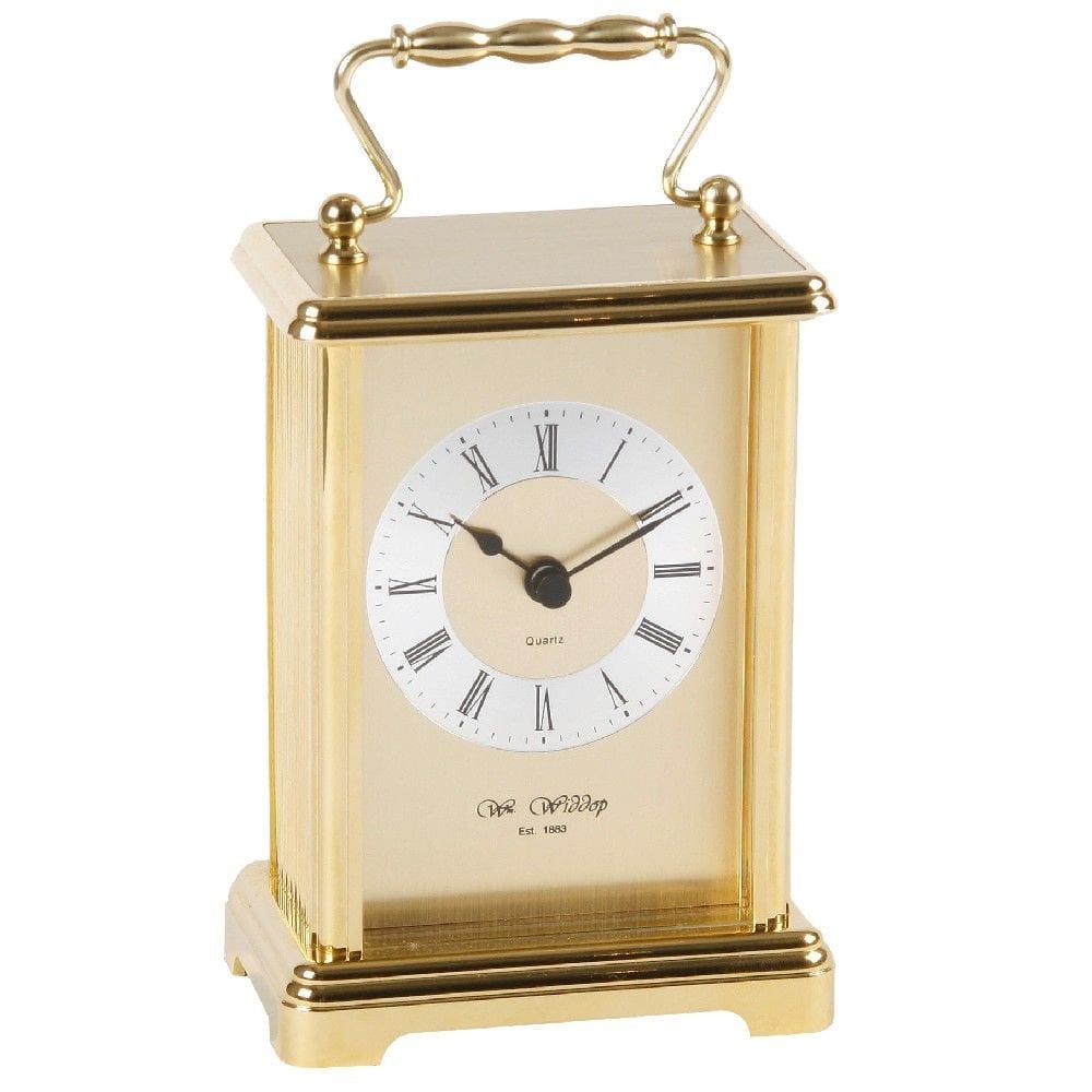 Gold Finish Quartz Carriage Clock W4306