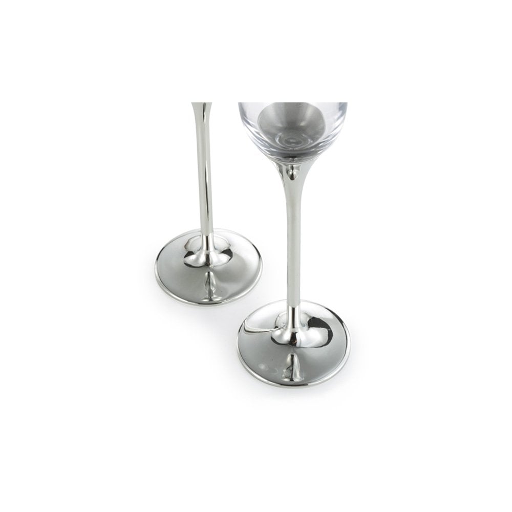 Champagne Flute Pair of Glasses - Domaine 012508R