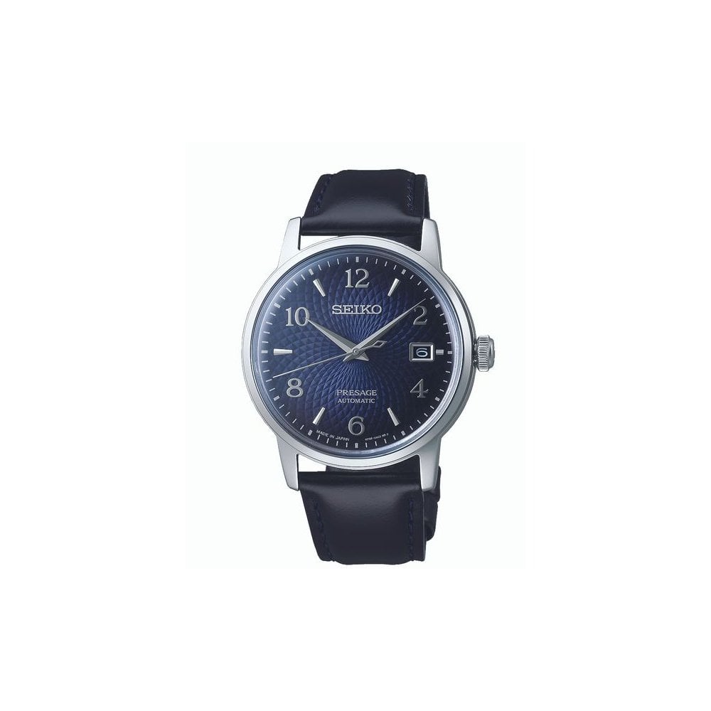 Seiko Presage Automatic Watch on Strap 'Old Clock' SRPE43J1