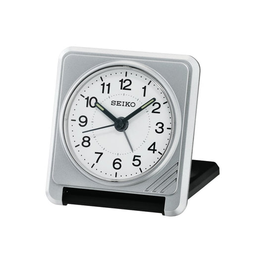 Folding Travel Beep Bedside Battery Alarm Clock, Light QHT015S