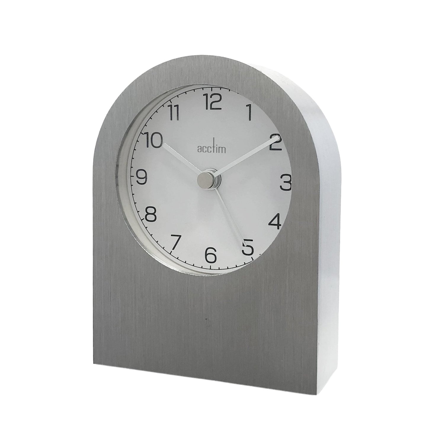 Acctim Aluminium Battery Mantle Clock 'Sutherland' 37077