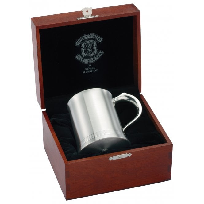 Pewter Tankard in Wooden Box, 1 Pint 'Henley' 0092172G