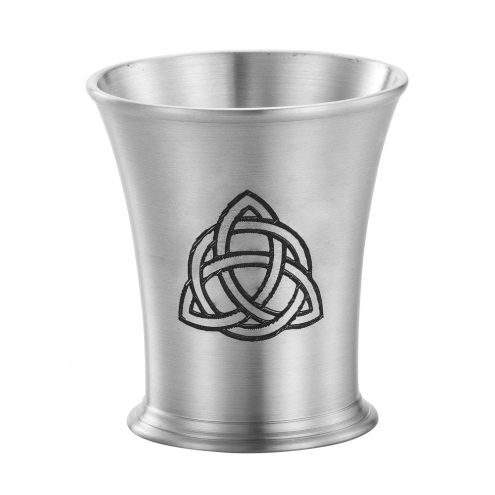 Pewter Beaker with Celtic Knot Design 0E0858