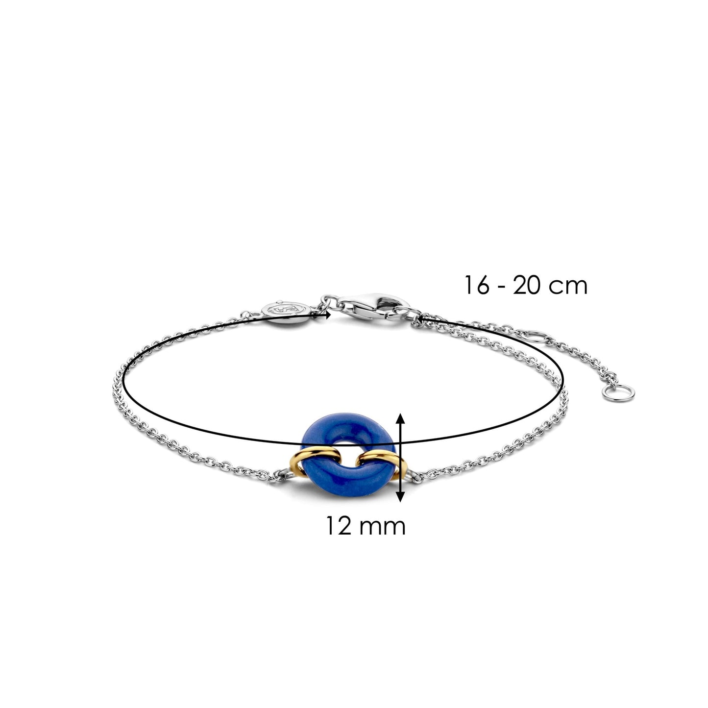 Ti Sento Milano Sterling Silver Lapis Bracelet 2968BL