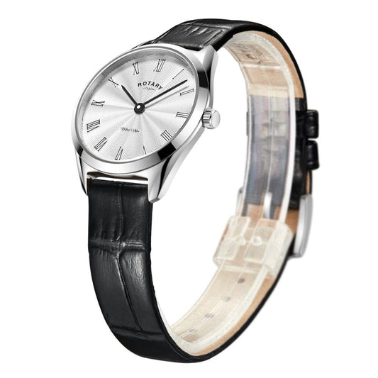 Ladies Steel Ultra Slim Battery Watch on Strap LS08010/01