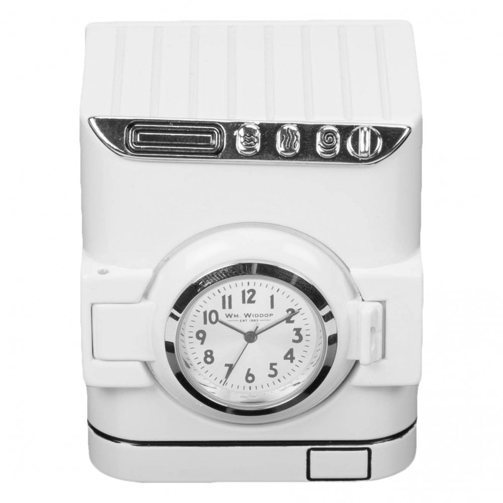 Novelty Washing Machine Miniature Quartz Mantel Clock 9707