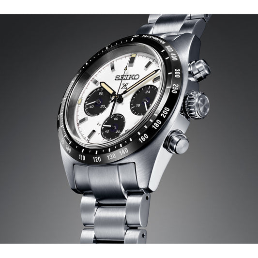 Gents Seiko Solar Chronograph Stainless Steel Watch SSC813P1