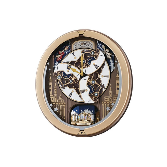 Melodies in Motion Chiming Musical Quartz Wall Clock QXM350G