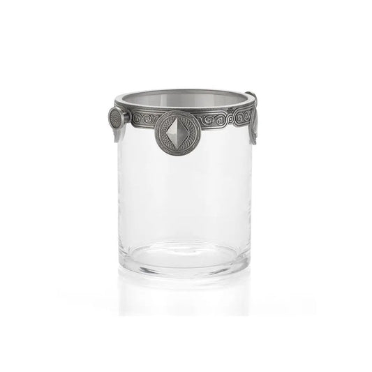 Pewter & Glass Ace Ice Bucket Height 15cm 0129006