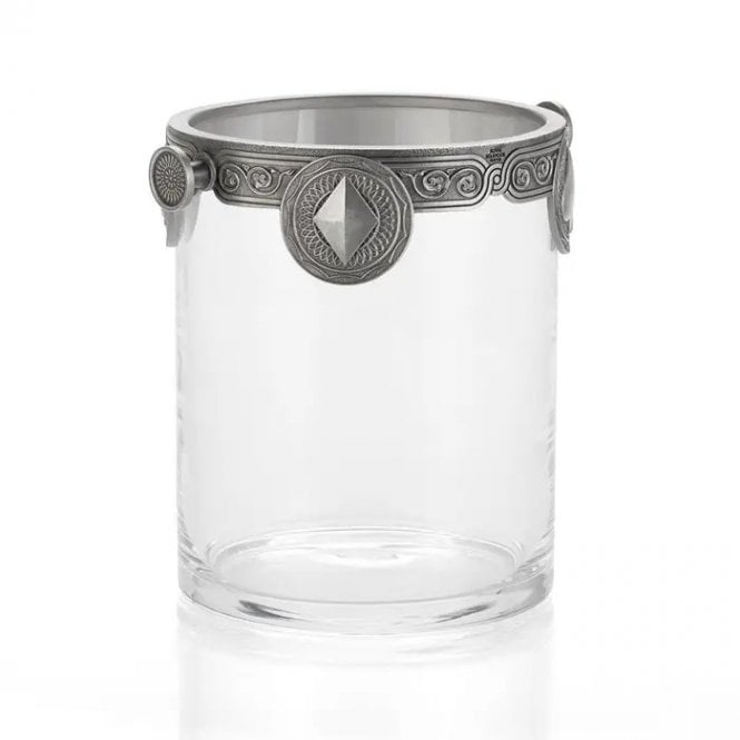 Pewter & Glass Ace Ice Bucket Height 15cm 0129006