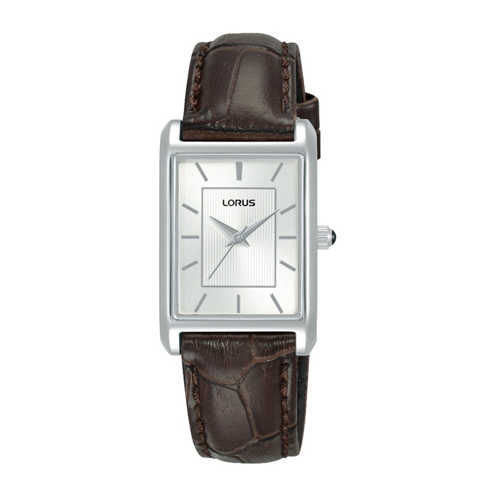 Ladies Steel Battery Watch on Leather Strap RG289VX9
