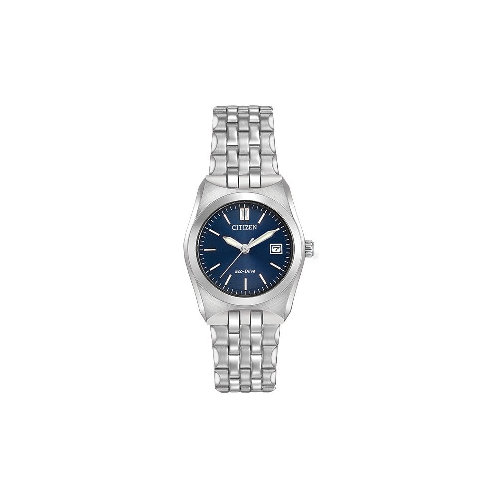 Ladies Steel Citizen Eco-Drive Watch on Bracelet EW2290-54L