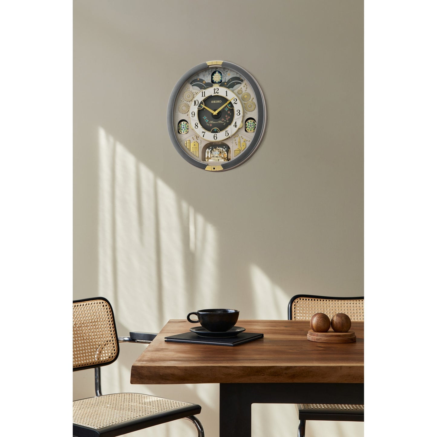 Melodies in Motion Musical Battery Wall Clock QXM385N