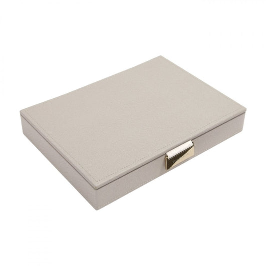 Ladies Faux Leather & Velvet Classic Jewellery Box Lid 73750