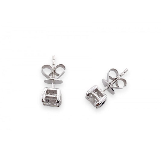 18ct White Gold Ladies Diamond Stud Earrings 1.48ct