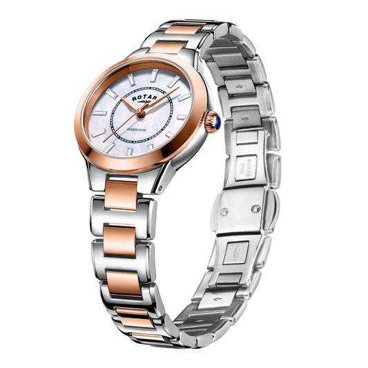 Ladies Two Tone Quartz Watch on Bracelet Kensington LB05377/41
