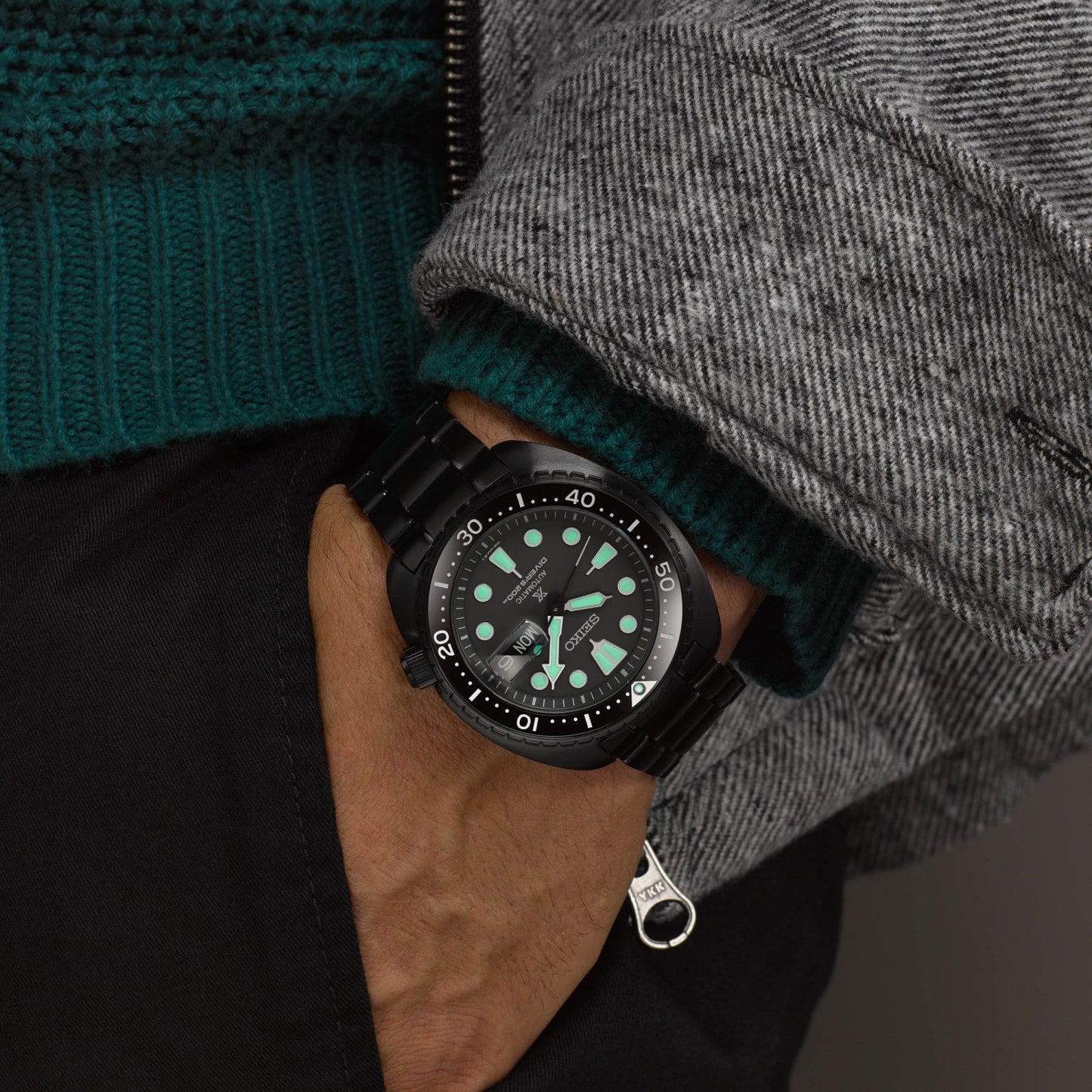 Prospex Turtle Automatic Divers Watch Night Vision SRPK43K1
