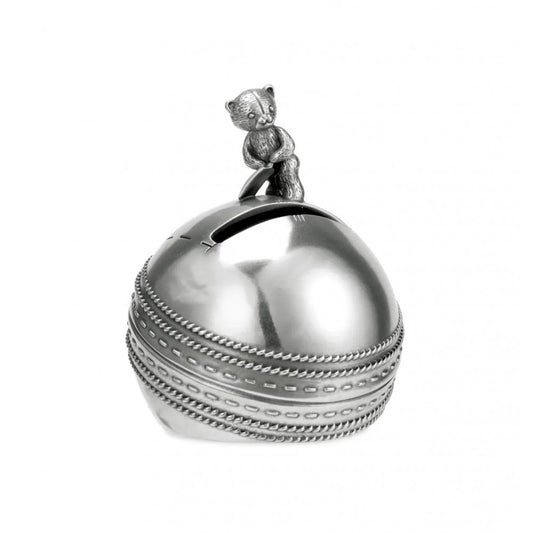 Pewter Sports Day Cricket Coin Box 0168002R