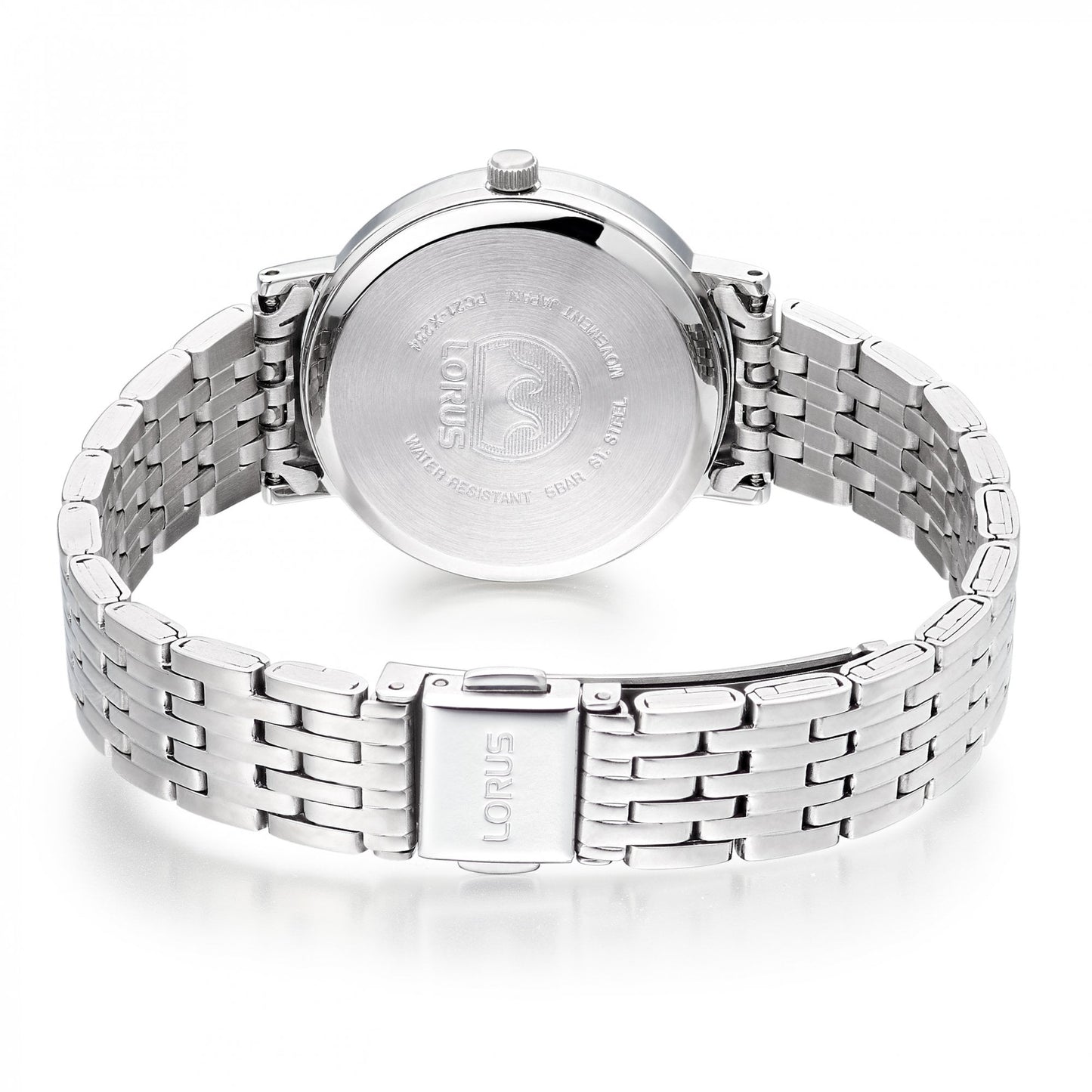 Ladies Steel Battery Watch on Bracelet, Clear Face RG221XX9