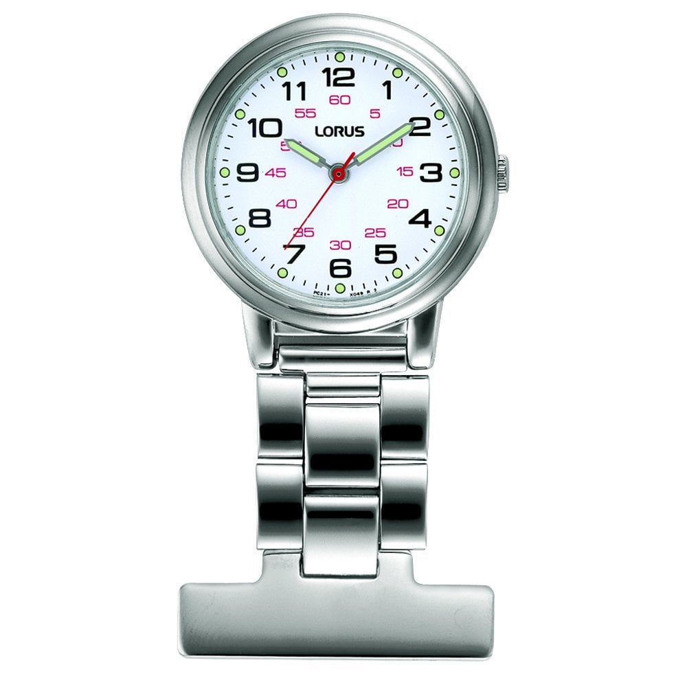 Nurses Stainless Steel Battery Fob Watch RG251CX9