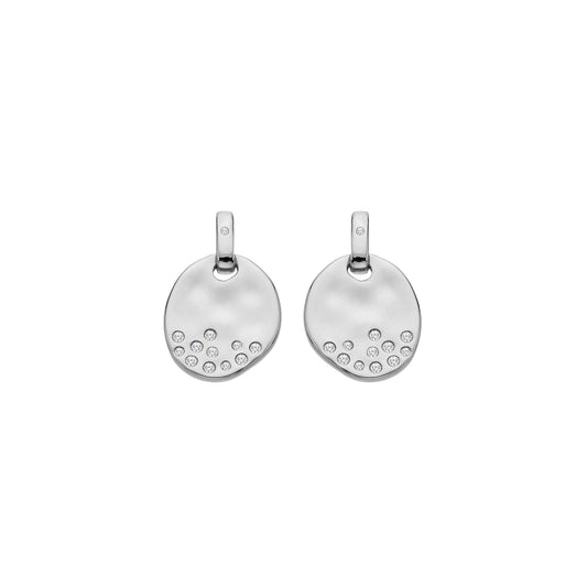 Sterling Silver Ladies Diamond Illuminate Stud Earrings DE826