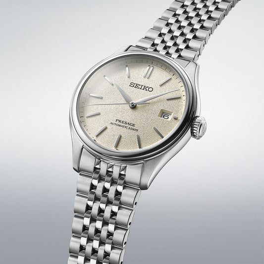 Presage Steel Automatic Watch Classic Series Shiro-iro SPB463J1