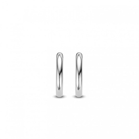 Sterling Silver Ladies Large Hoops 7215SI