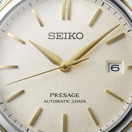 Presage Classic Series Watch Delicate Cream Silk SPB478J1