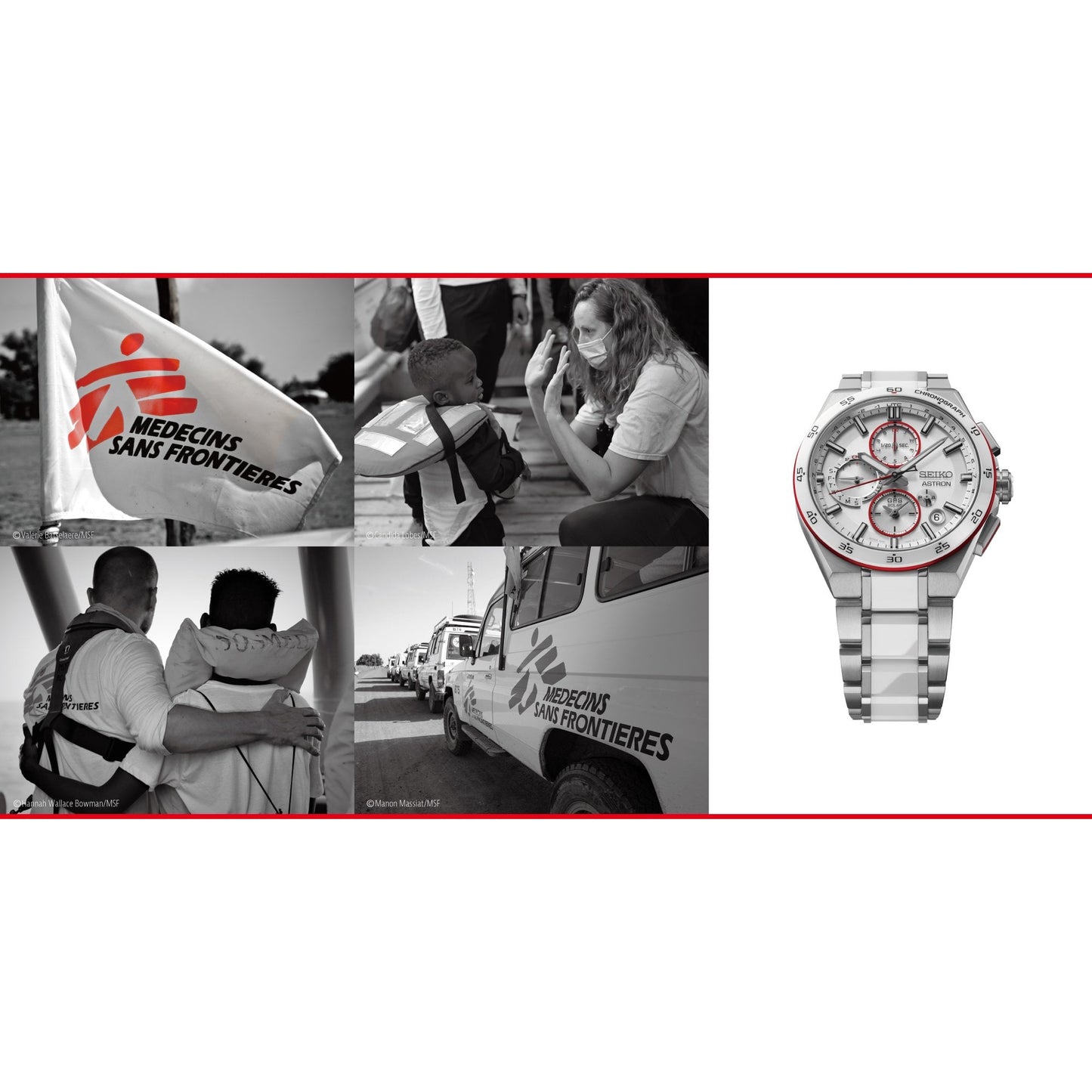 GPS Solar Chronograph Watch Médecins Sans Frontières SSH173J1