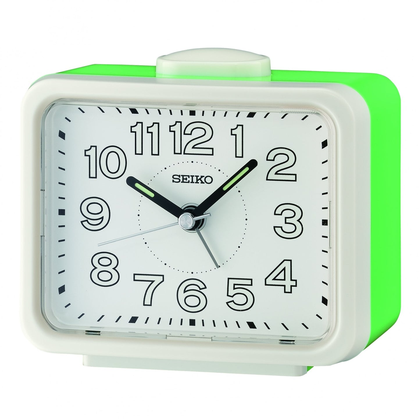 Bedside Quartz Bell Alarm Clock with Silent Seconds QHK061W