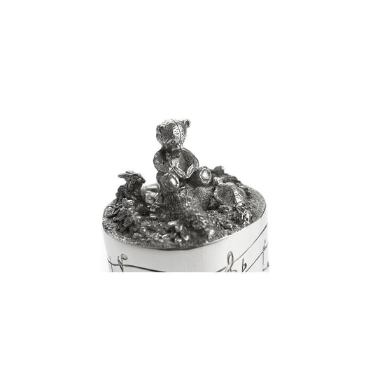 Pewter Music Carousel Teddy Bears Picnic 'Friends' 0E0633