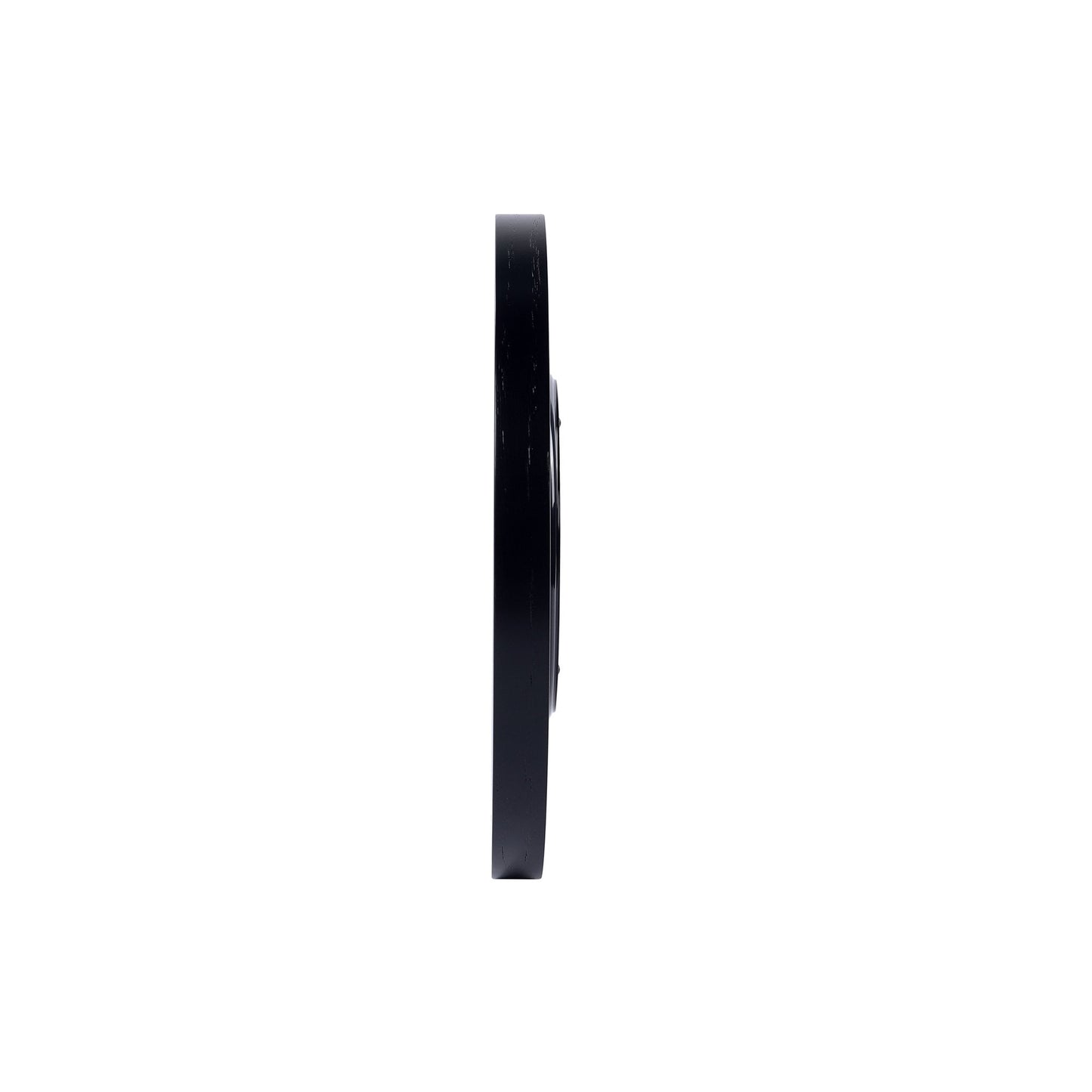 Black Round Modern Battery Silent Wall Clock 34cm QXA828K
