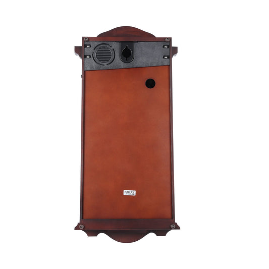 Dark Wooden Quartz Pendulum Westminster Chime Wall Clock QXM618B