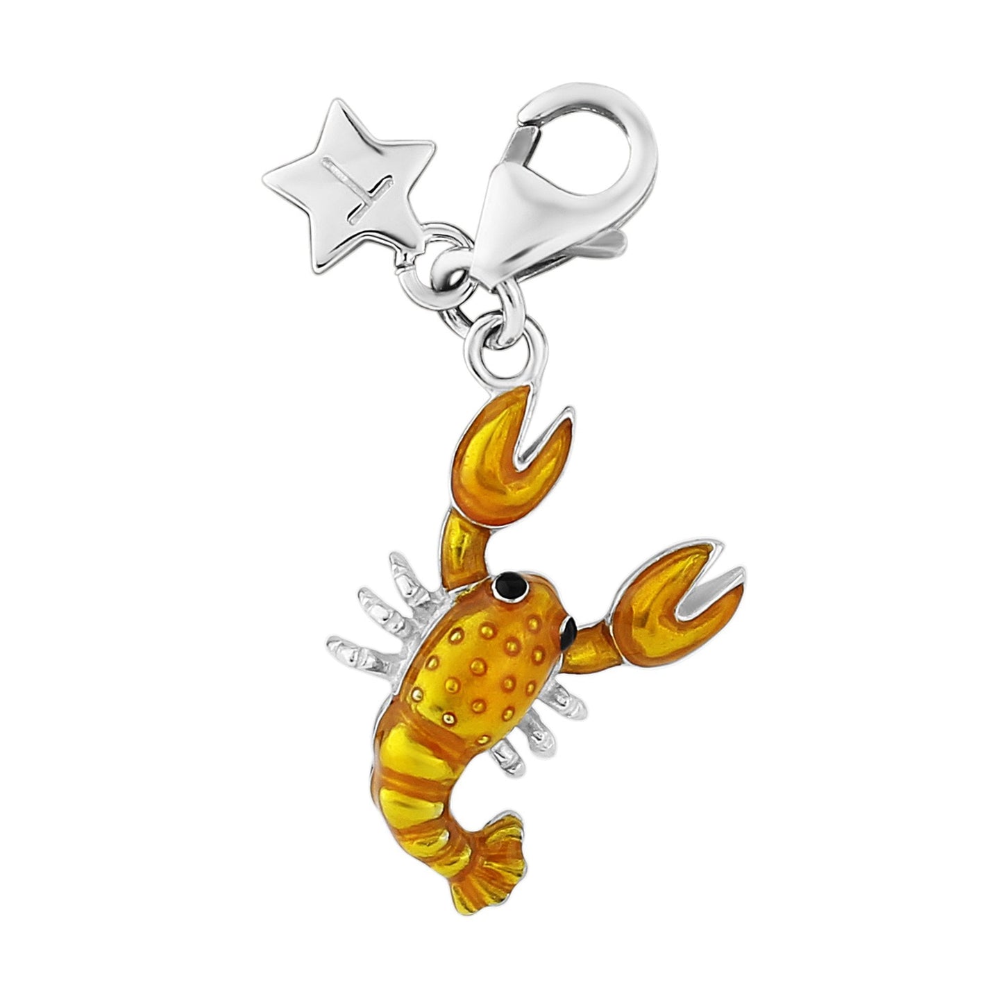 Ladies Sterling Silver Scorpion Clip-on Charm SCH289