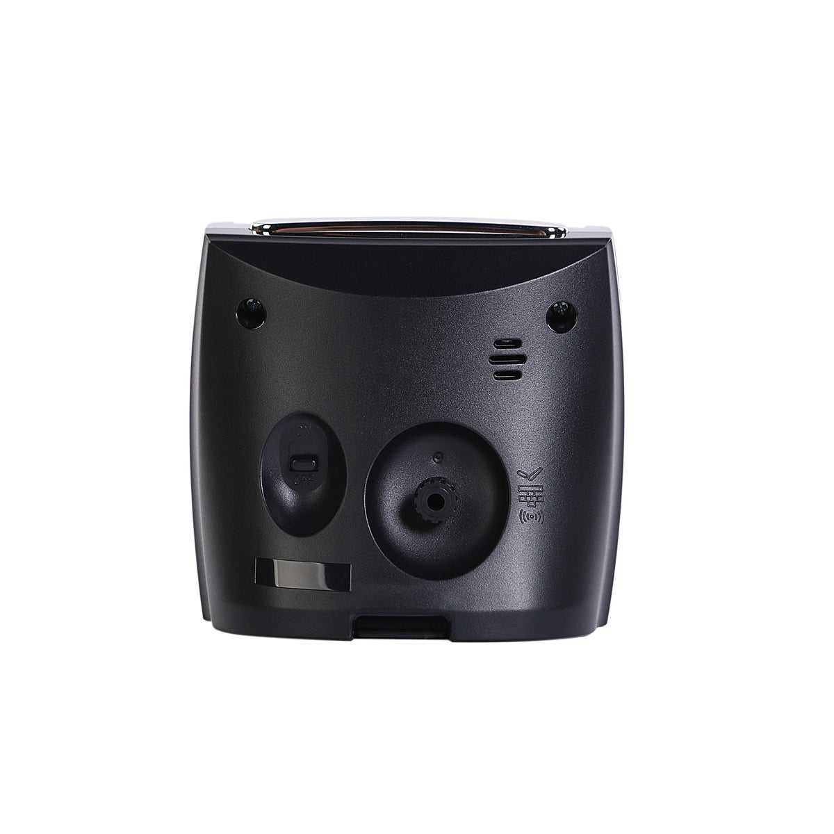 Bedside Alarm Clock, Silent Sweep, Snooze & Light - Brontosaurus QHE212S