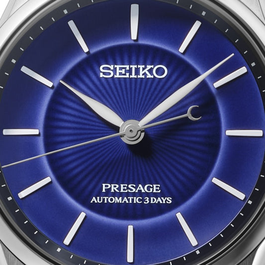HCC007J1 Seiko Presage Gents Stainless Steel 145th Anniversary Limited Edition “Craftsmanship” Classic Series Arita Porcelain Watch in Ruri blue dial