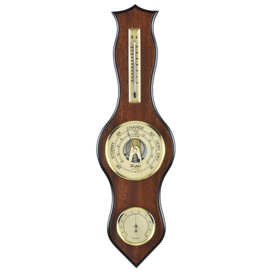 Woodford Wooden Weather Station Banjo Barometer 1607