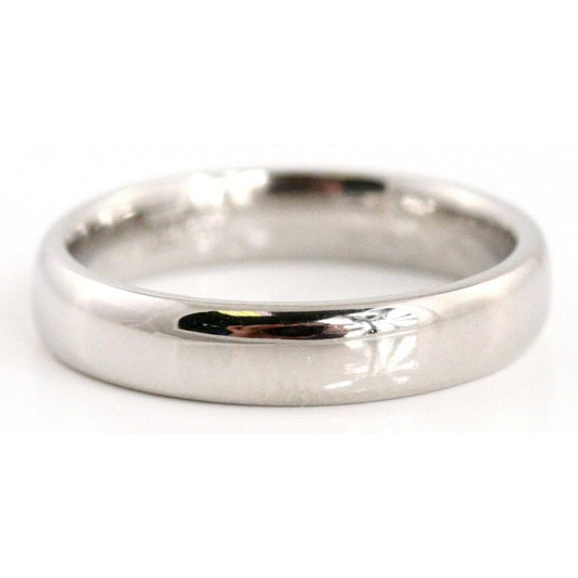 9ct White Gold 2.5mm Wide Flat Court Comfort Fit Wedding Ring
