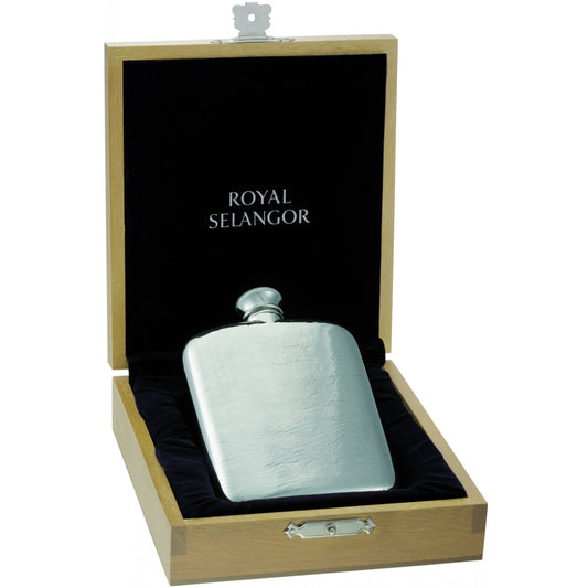 Pewter 4oz Flask with Funnel 0E0050