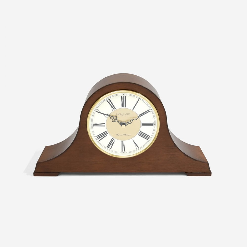Wooden Napoleon Chiming Quartz Mantle Clock 07062