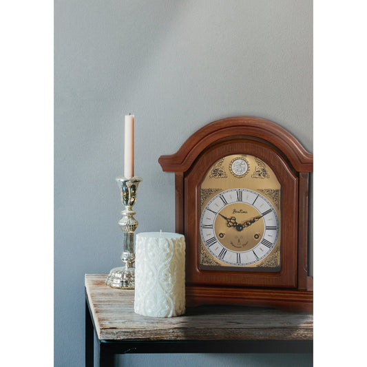 Wood Acctim Quartz Battery Mantle Chime Clock R/C 77106