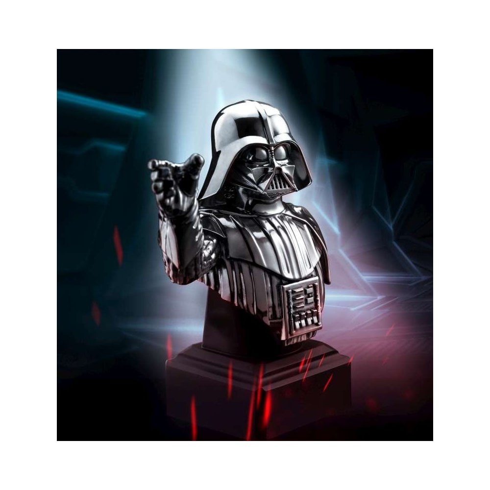 Star Wars Pewter Darth Vader Bust by Royal Selangor 0179016R