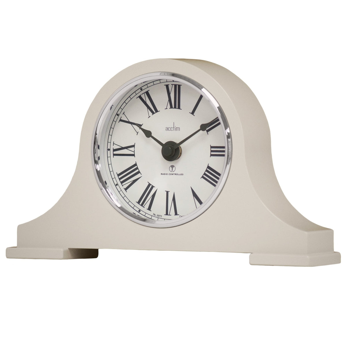 Acctim Radio Controlled Napoleon Grey Mantel Clock Foxton 77172