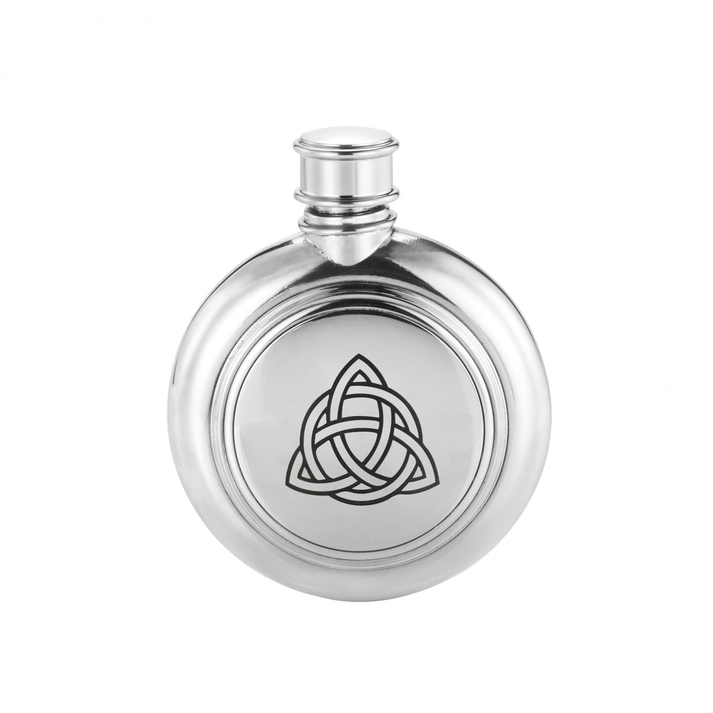 Celtic Knot Round Pewter Flask by Royal Selangor 0E0857