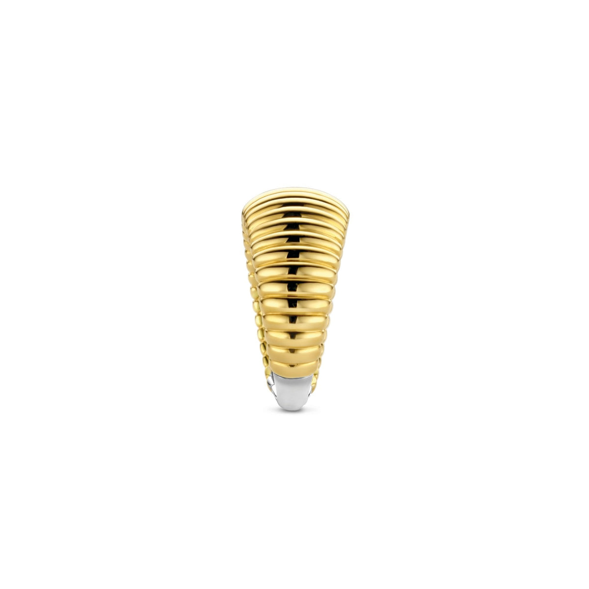 Ti Sento Milano Sterling Silver Gold Finished Ring 12217SY