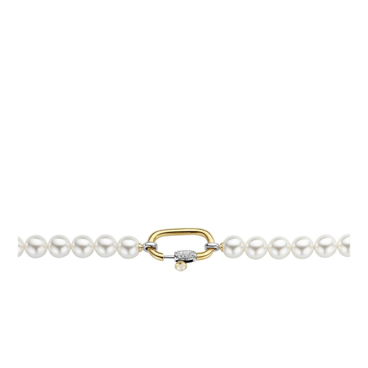 Ti Sento Milano Sterling Silver Simulated Pearl Necklace 3967PW