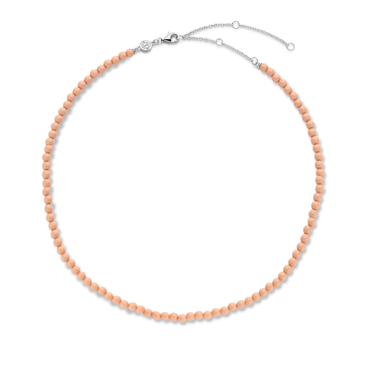 Ti Sento Milano Pink Coral Bead Necklace 3916CP