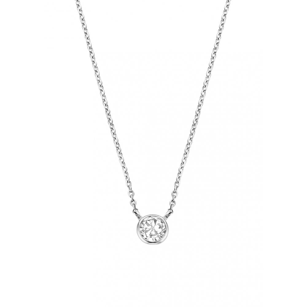 Sterling Silver Cubic Zirconia Pendant 3845Z1