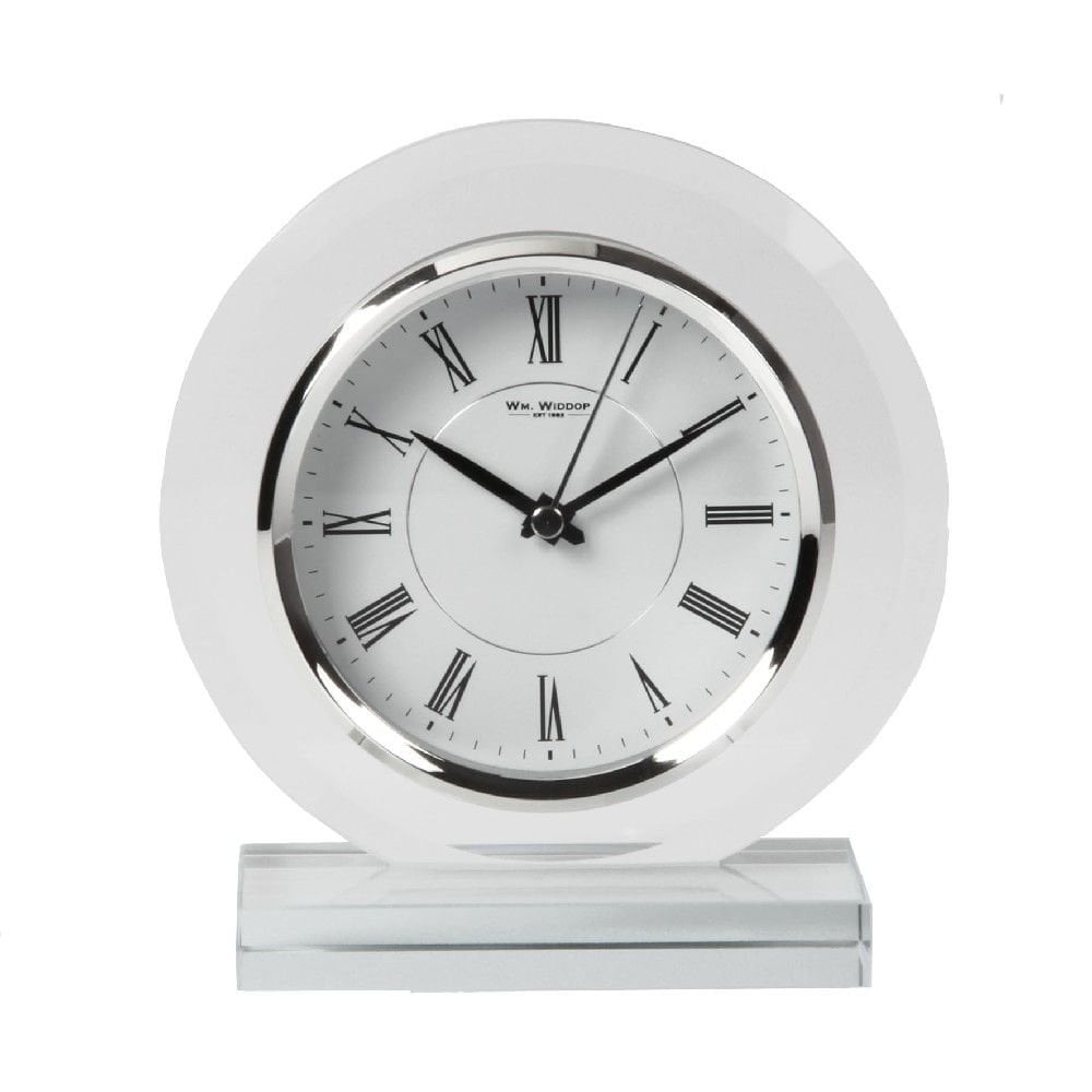 Widdop Glass Quartz Mantle Clock W2670